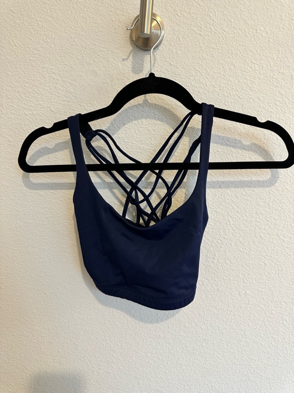 Onzie Navy Strappy Back Sports Bra